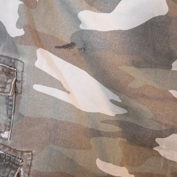 Iron CO Cargo Shorts Mens 38‎ Camo Streetwear Baggy Pockets Camping Beach Casual - Picture 5 of 9